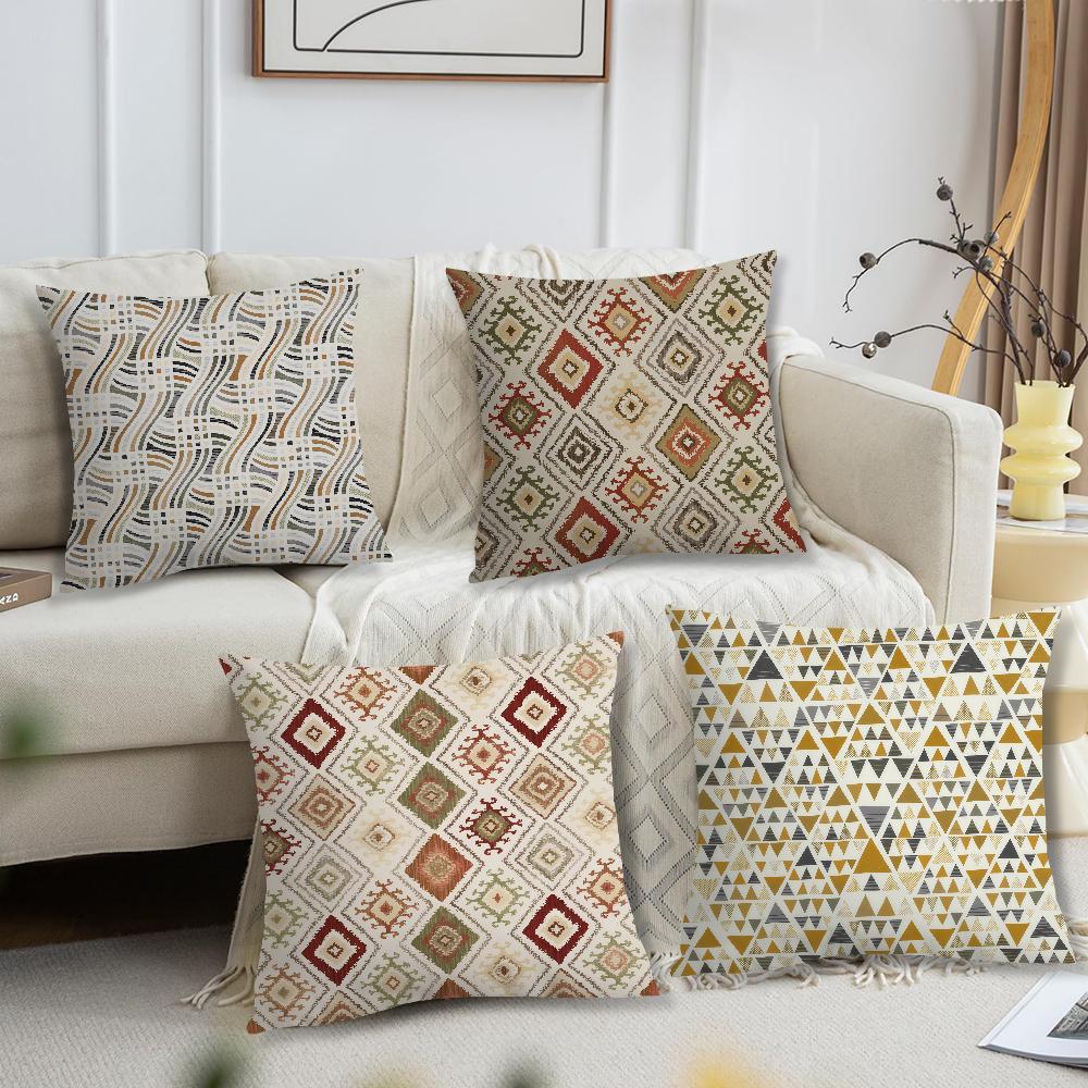 Farmhouse style lines cushion cover For Pillow Printing Sofa Decoration Home Car Room Coffee Shop Office Nordic Simplicity