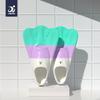 Silikon Schwimmflossen Freestyle Brustschwimmen Training Unisex Erwachsene Kinder Kurze Flosse Verstellbare Passform