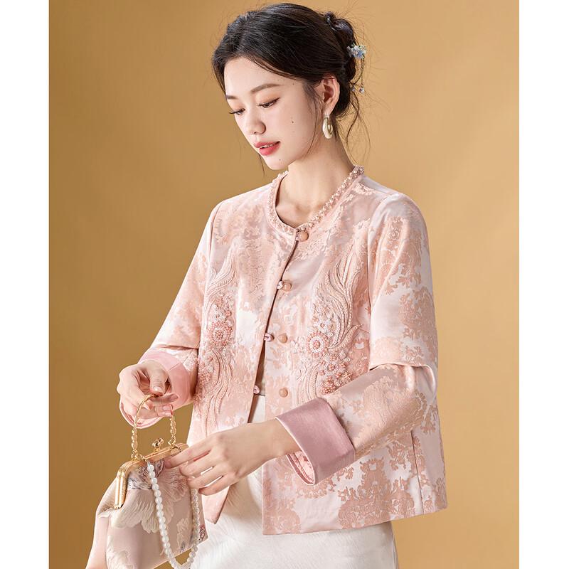 Meilannie Neue Chinesische Stil Perlen Jacquard Jacke