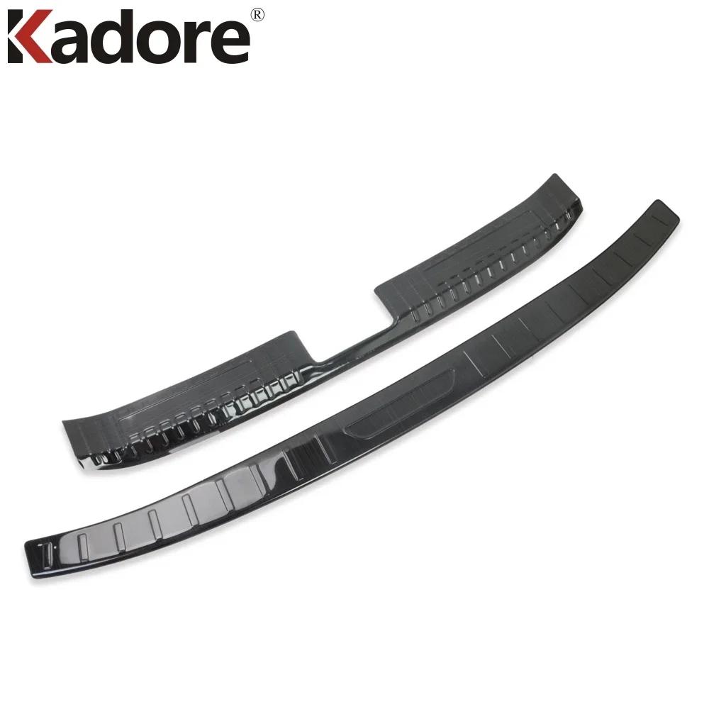 For Mazda CX30 CX-30     2024 Steel Rear Trunk Bumper Cover Trim Tailgate Door Sill Plate Guard Car Accessories