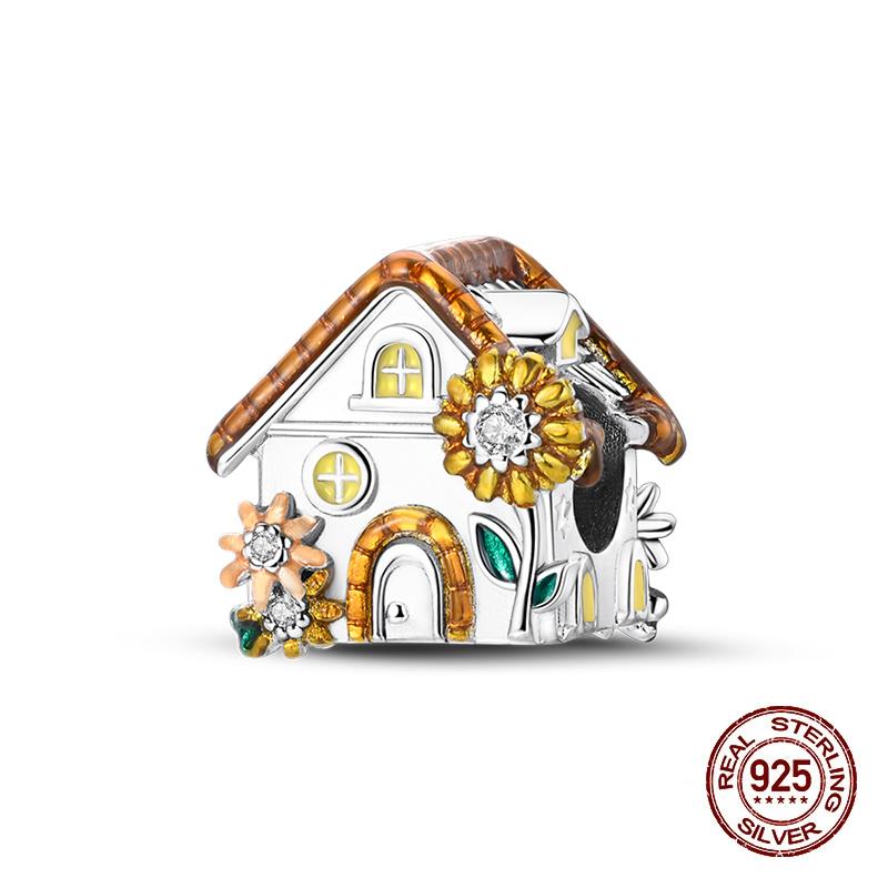 Autumn Charms Copper Brown Squirrel Pumpkin Bees Charms Beads Fit 3Mmoriginal Bracelets Diy Jewelry Warm Gifts