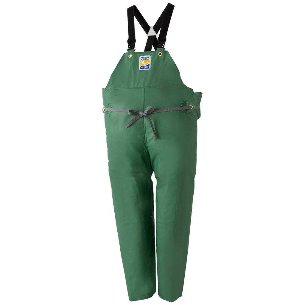 Logos Marine Excel Industrial Chest Pad and Knee Pads Medium Rainwear, (Suspender Style), 12063363, Green,