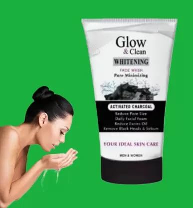 Glamezone Activated Charcoal Glow & Clean Whitening Brighter Radiance