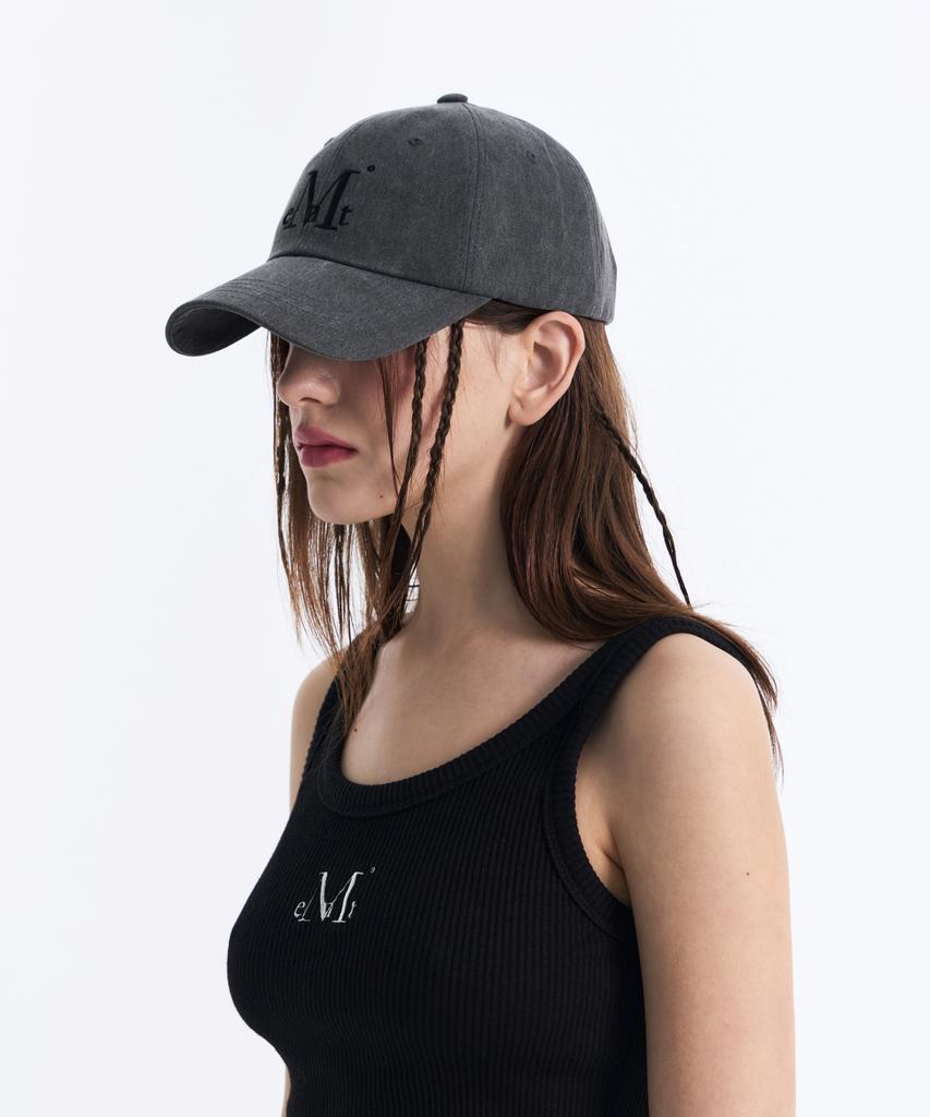 Mucent Signature Ball Cap (Dyed Gray Denim)