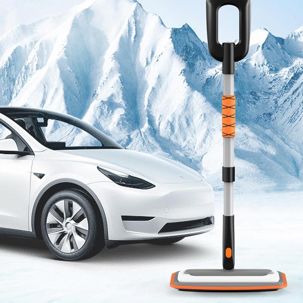 Skrobaczka do szyb aluminiowa, teleskopowa, akcesoria samochodowe, skrobaczka do przedniej szyby samochodu, do okien, ciężarówek, SUV-ów, dachu pojazdu, zimowe czyszczenie