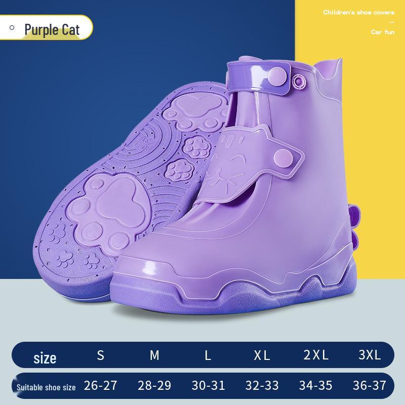 Waterproof Non-slip Silicone Rain Boot Covers for Kids & Adults