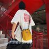 Summer Messenger Bag Waterproof Nylon Cloth Bucket Mobile Phone Bag Women's New Simple Large-capacity Outdoor Commuter Bag