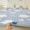 JINGRUIXIANG Milk Velvet Quilted Dormitory Mattress Pad