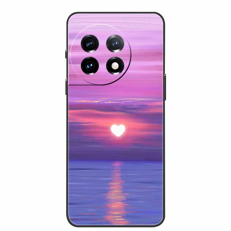 For One Plus 11 Case Marbled Granite Stone Texture Phone Cases for Oneplus 11R Shockproof Soft Cover on for Oneplus11 5G Silicon