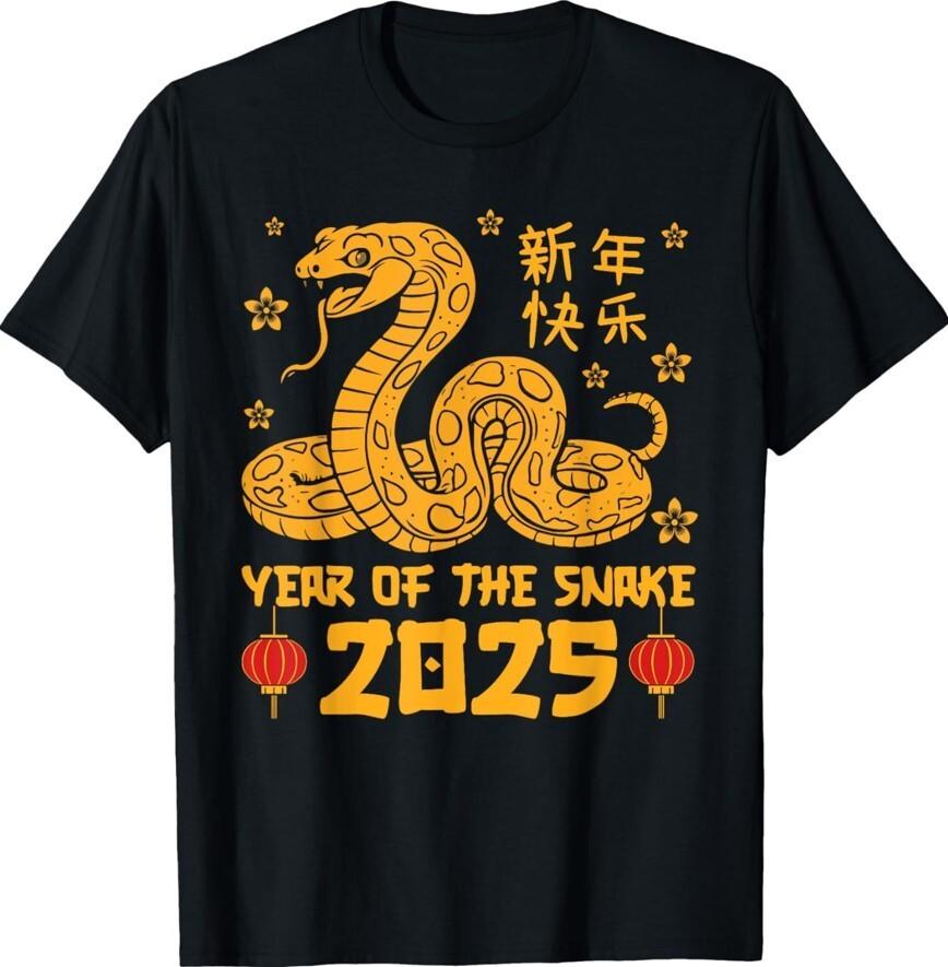 Chinese New Year 2025 Year Of The Snake Animal Cool Unisex T-Shirt Unisex T-Shirt