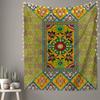 Bunte geometrische Mandala-Wandteppich Hippie-Wandkunst Ästhetische Raumdekoration für Schlafzimmer Wohnzimmer Boho-Wandbehang Dekoration
