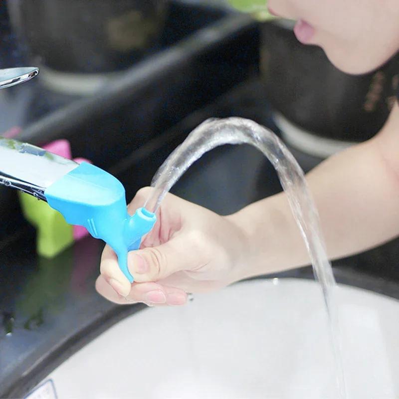 Universal Faucet Extender Silicone Water Tap Extension Kids Wash Device Bathroom Kitchen Sink Guide Faucet Guide Faucet Extender