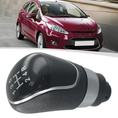 Gear Knob Shift Shift Manual PU Leather Parts Replacement Shifter 5 Speed Easy To Use Plastic Accessories Black
