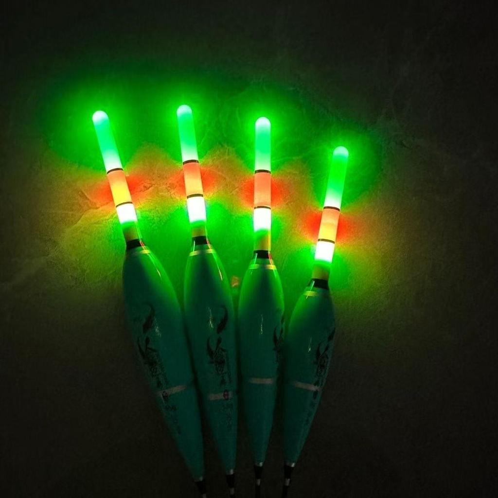 Long Cast Glow Fishing Floats: Electronic, Eye-Catching, Color-Changing Floats for Night Fishing and Big Fish