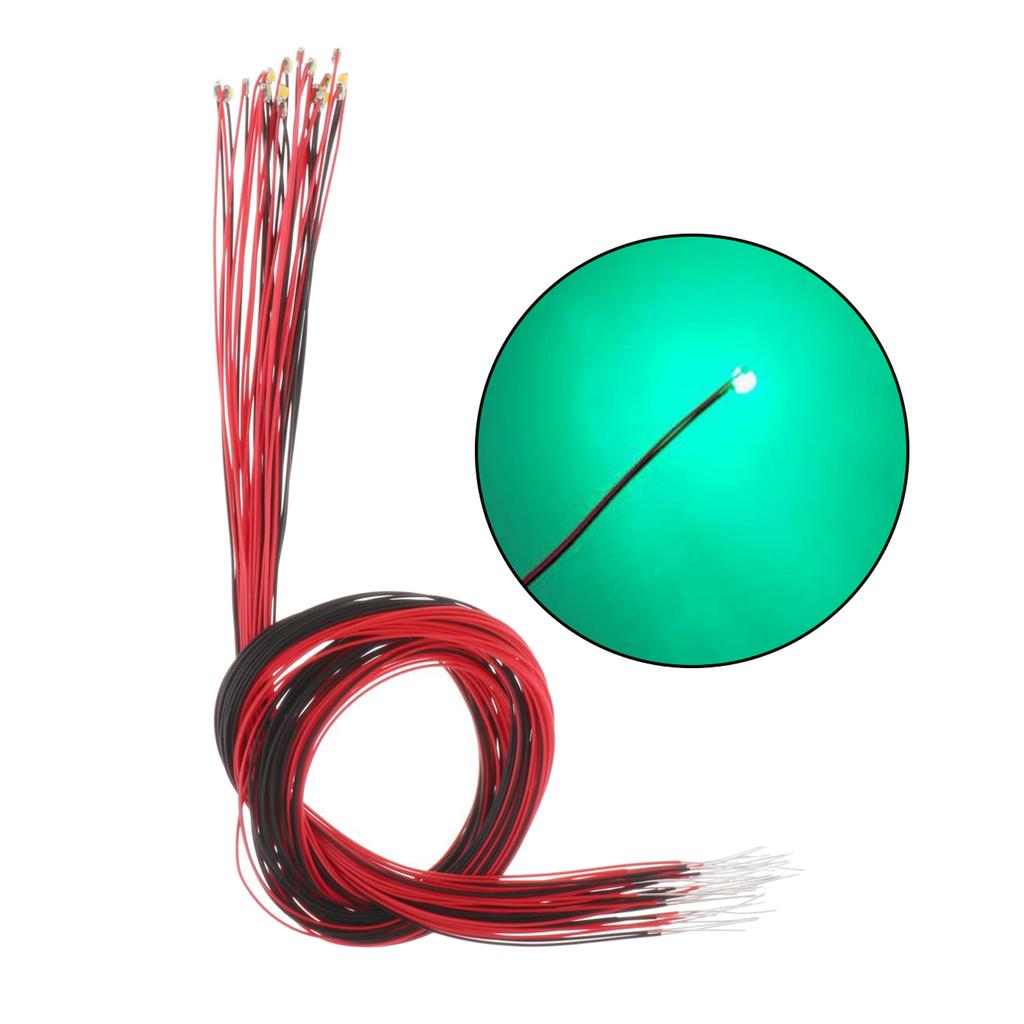 10/20 Stück 0805 Vorverdrahtete SMD LED Leuchtdiode Mikro-Litz Länge 11,8 Zoll Elektronische Komponente Modell Verdrahtete LED-Leuchten