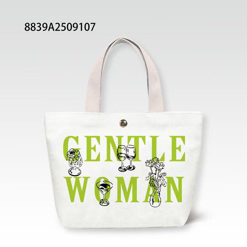 Little Bear Women's Versatile Canvas Tote Lunch Bag