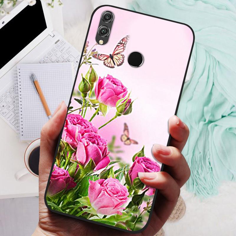 For Huawei honor 8x Case Silicone Luxury Cat Marble Soft Bumper Cover for Huawei honor 8x Max Protective Capas honor8x Max Funda
