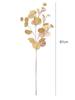 2 pezzi 87 cm autunno pianta artificiale finte foglie eucalipto lungo ramo matrimonio decorazione della casa fiori di seta piante finte fai da te disposizione della parete