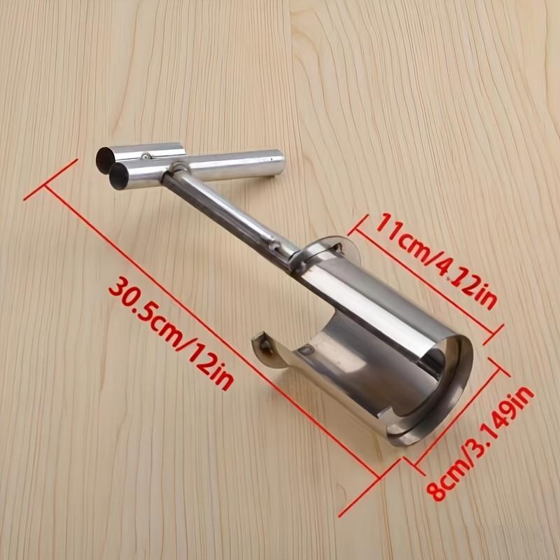 Attrezzo Manuale per Piantare in Metallo Piantatore Resistente in Metallo Trapiantatore Portatile Regolabile Per Alberi da Frutto Fiori Piantine di Verdura