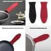 2 Piece Universals Silicone Pot Hot Handle Covers Heat Resistant Kitchen Gadgets Nonslip Handle Sleeve Easy Maintenance