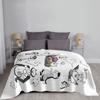 Battle Cats Mobile Games Blankets Soft Warm Flannel Throw Blanket Bedspread for Bed Living Room Picnic Travel Home Sofa
