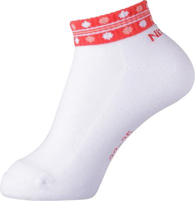 Nittaku Table Tennis and Short Third Red Size M NW2719 Women's Socks, Moisture-Wicking, Quick-Drying, Antibacterial, Odor-Resistant, Length, Socks,