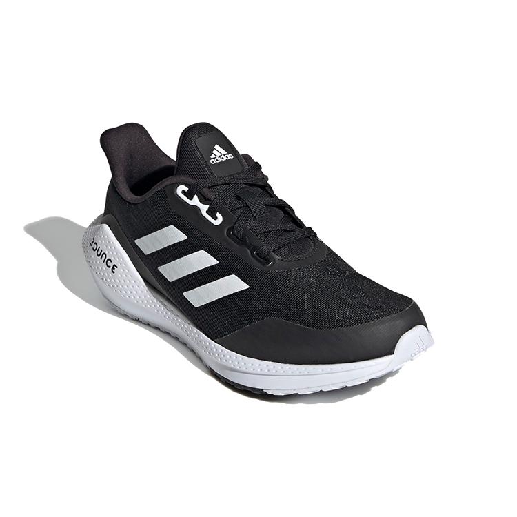 Adidas EQ21 Run Low Top Kids' Running Shoes Black White Teenagers