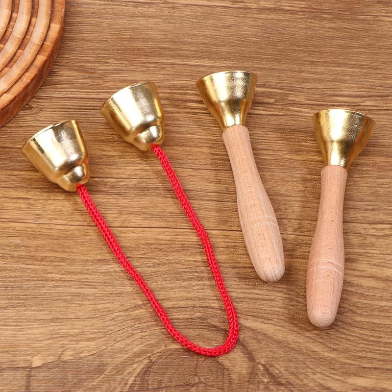 1 Par de Brinquedo de Instrumento Musical Infantil Sino com Cordas/Cabos Instrumento Montessori Orff Brinquedo de Aprendizagem Musical para Jardim de Infância