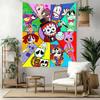 Digital Circus Wall Decor Tapestry Art For Pet Memorial Birthdaywedding Party Backdrop Family Gift
