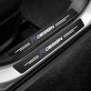 Car Door Sill Scuff Plate Decor Carbon Fiber Stickers Strip For Volvo R Design RDesign XC90 XC60 S60 V40 XC40 V60 V50 S40 C30 C7