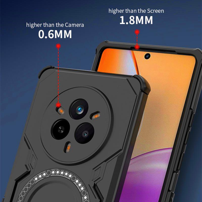 For Realme 14 Pro Plus Case For Realme 14 Pro+ Cover Airflow Channels Heat Dissipation Shockproof Bumper