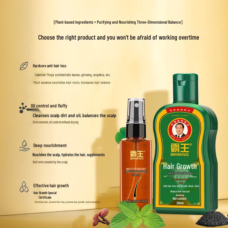 

BaWang Anti-Hair Loss & Growth Shampoo Set