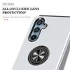For Samsung Galaxy A16 5G/A16 4G Case PC+TPU Phone Cover with Rotatable Ring Holder