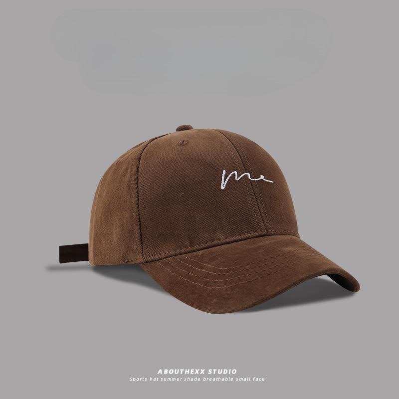 Oversized "me" Embroidered Baseball Cap, Big Head Friendly Adjustable Soft Cotton Dad Hat for Men & Women