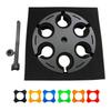 Multiple Hole Mics Storage Organizers With AntiShock Design Lightweight Space Saving Solution For Wireless Cord Microphones