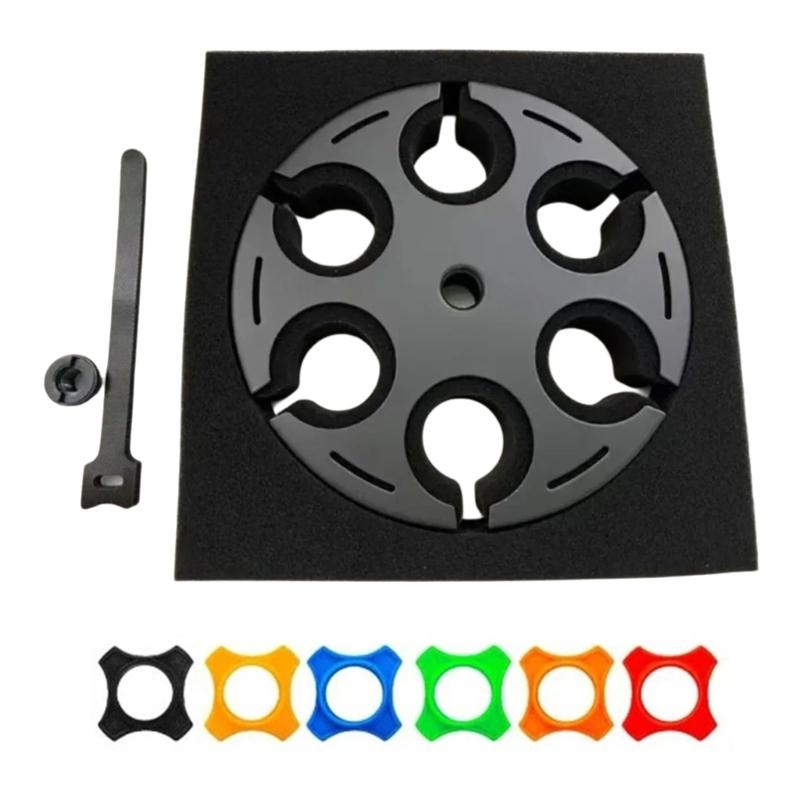 

Multiple Hole Mics Storage Organizers With AntiShock Design Lightweight Space Saving Solution For Wireless Cord Microphones 1