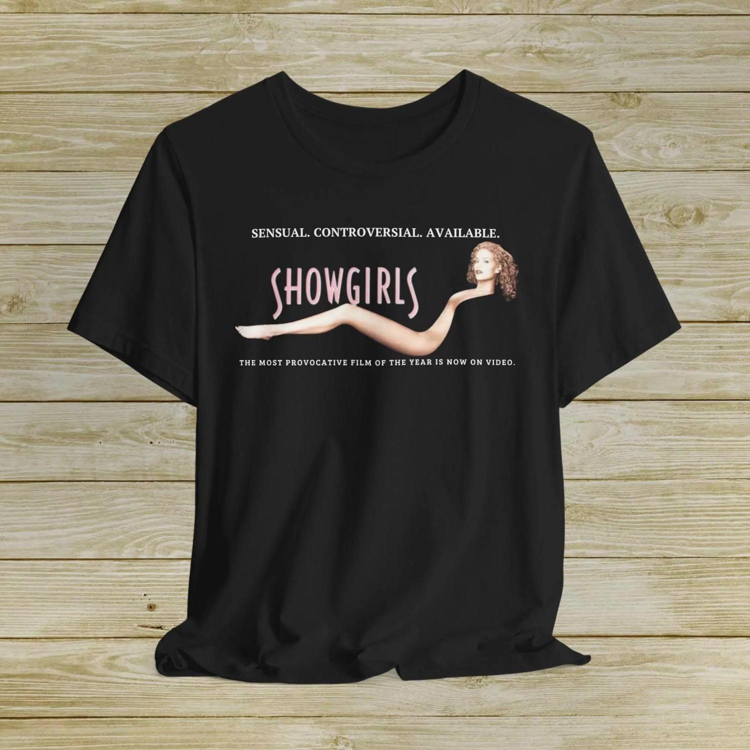 

Showgirls New Low Sensual Controversial Available now on VHS Official Direct to Video Poster 1995 Cult Classic Camp B Movie XXXXXL чорний