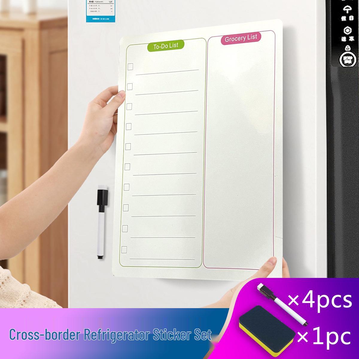 Erasable Soft Whiteboard Magnet Set - Weekly & Monthly Planner