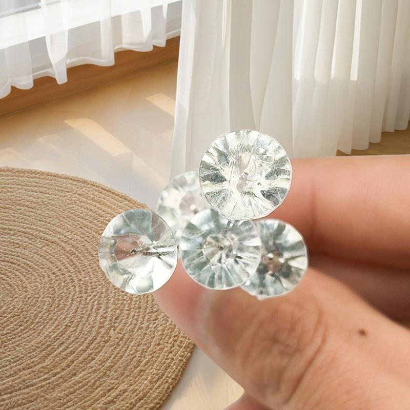 50/100Pcs Diamond Bouquet Corsages Pins Flower Crystal Rhinestones Floral Positioning Pins For Wedding Bridal Bouquets