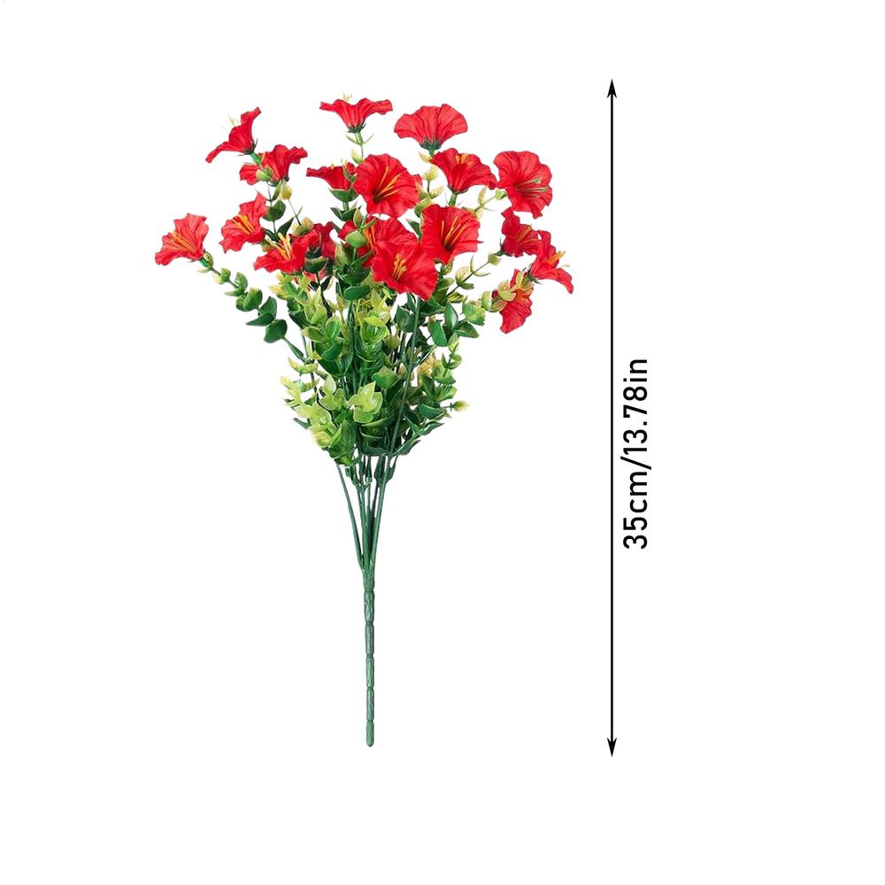 Fake Flowers Realistic Faux Plants UV Resistant Exquisite Home Decor Spring Decoration For Wedding Easter Hotel Studio