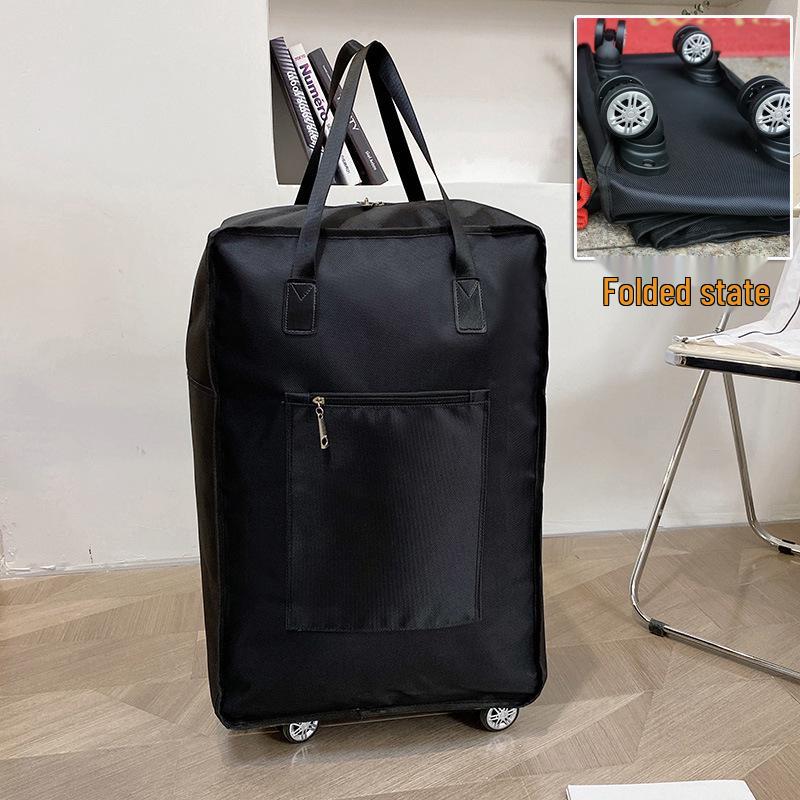 Reisetasche mit großer Kapazität, faltbar und mit Rollen – Unisex-Gepäck, Umstands- und Einkaufsaufbewahrungslösung