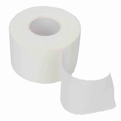 Weißes Pikotkanten-Sportband Erste-Hilfe-Riemen Band Finger Knöchel Pflege Verbandsband(3,8 cm x 9,14 m)