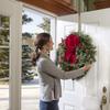 Cabide Ajustável 64cm para Guirlanda Floral Sobre a Porta Grande Gancho de Metal para Guirlanda de Natal Páscoa Cabide de Porta da Frente