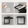 Plastic Wall Outlet Shelf Wall-mounted Charging Stand Brackets  for Home