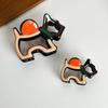 Fashionable Plastic And Resin Dog Hair Claw Clip In Chic Macaron Shades