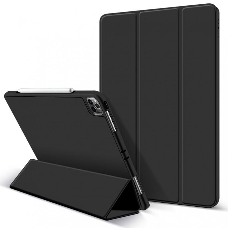 IPad Case 9th Gen 10th 10.2 10.5 11 12.9 Mini 5 Silicone Cover With Pencil Holder Stand Shockproof 3-Fold