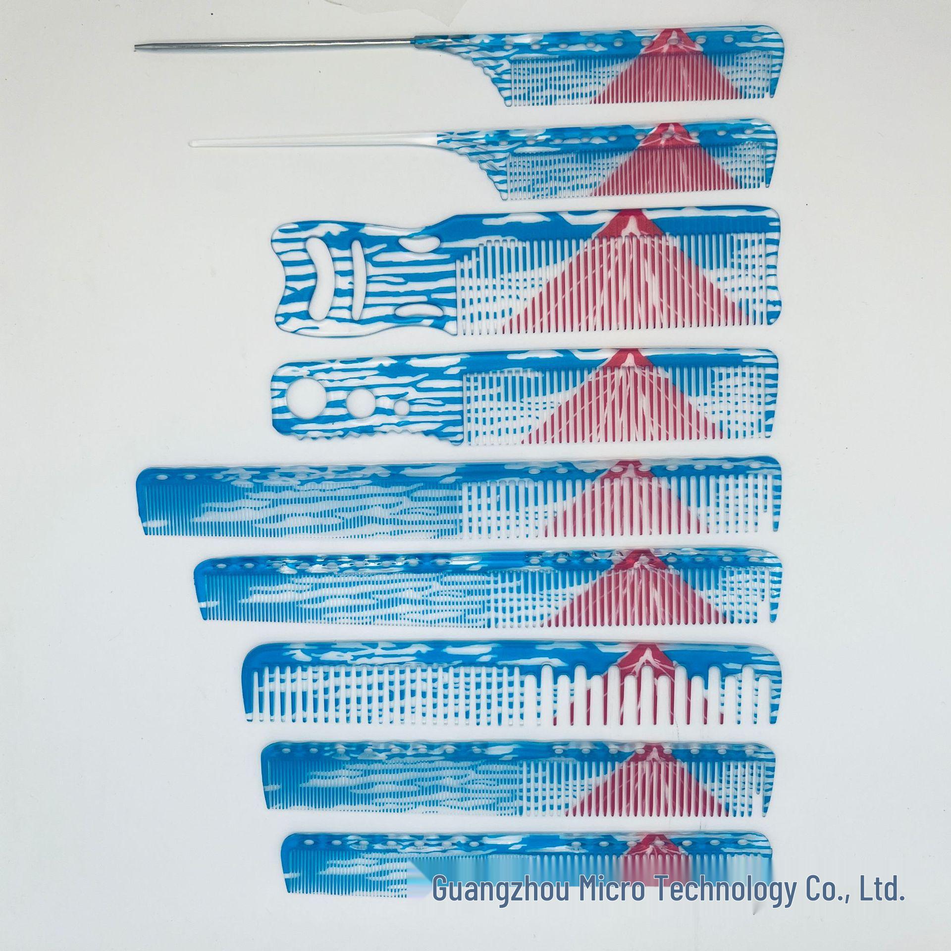 

Anti-Static Heat Resistant Hair Styling Comb Set with Pointed Tail & Wide Tooth Comb