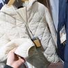 Cozy Quilted Mulberry Silk Hooded Jacket - Japanese Retro Autumn/Winter Style