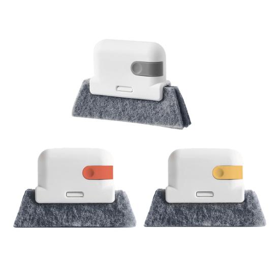 Window Groove Cleaning Brush with Replaceable Sponge Window Cleaner Tool Set