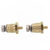 Car Battery Connector For M6 Thread Brass Battery Poles Adapter With 2 Screws Battery Poles Car Battery Terminal Pair Is Perfect
